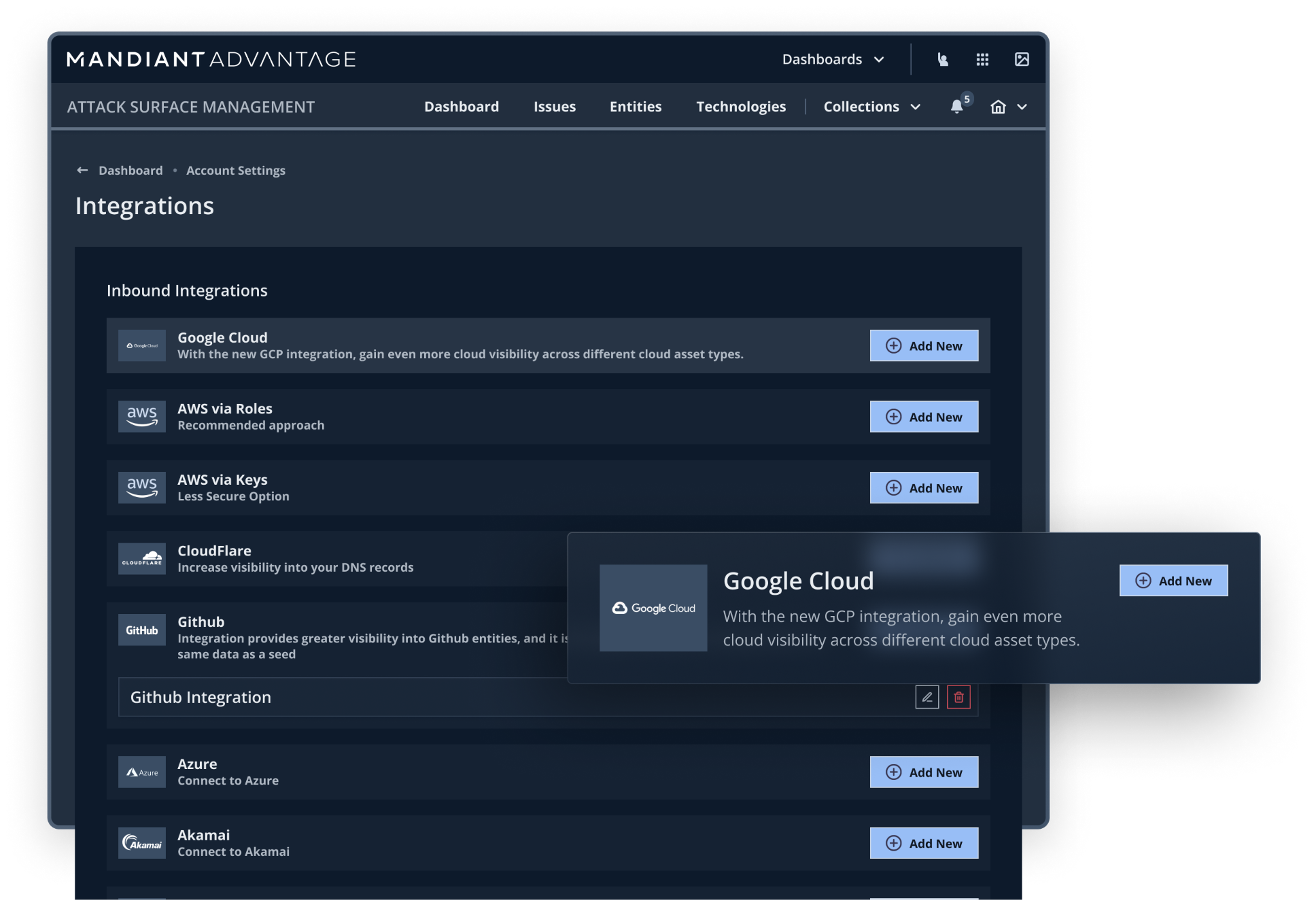 Mandiant Advantage Attack Surface Management and Threat Intelligence